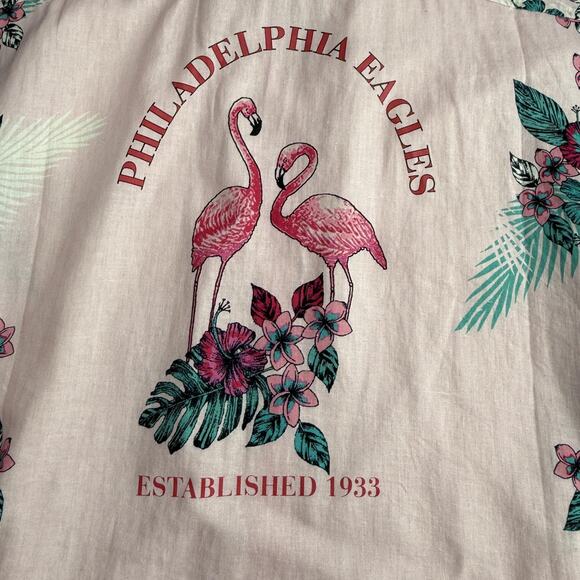 Philadelphia Eagles Shirt Womens XL Pink NFL Football Margaritaville Floral - Picture 13 of 15